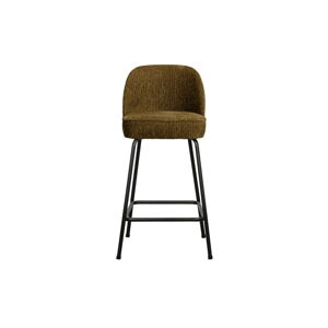 Zamatová barová stolička v bronzovej farbe 89 cm Vogue – BePureHome