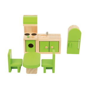 Set dreveného nábytku pre bábiky Legler Kitchen