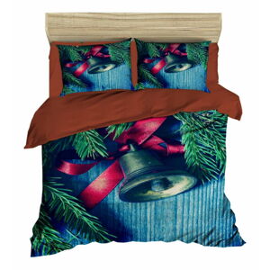 Vianočné obliečky na dvojlôžko s plachtou Ivan, 200 × 220 cm