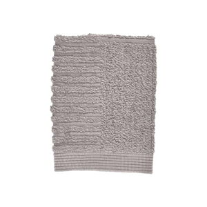 Sivý uterák zo 100% bavlny na tvár Zone Classic Gull Grey, 30 × 30 cm