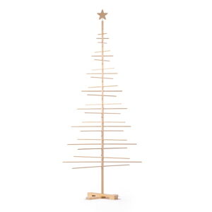 Drevený vianočný stromček Nature Home Xmas Decorative Tree, výška 240 cm