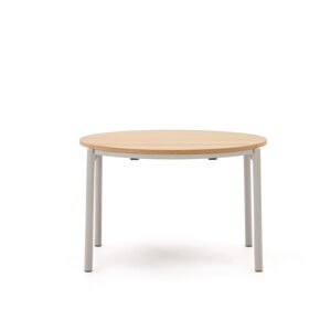 Okrúhly rozkladací jedálenský stôl v dekore duba ø 120 cm Montuiri – Kave Home
