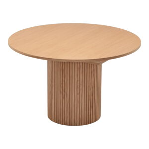 Okrúhly rozkladací jedálenský stôl v dekore duba ø 115 cm Malaga – Bonami Selection