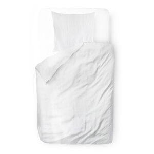 Biele mušelínové obliečky na jednolôžko 140x200 cm Plain Muslin – Butter Kings