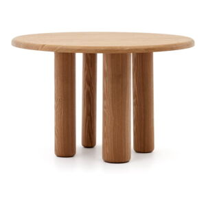 Okrúhly jedálenský stôl v dekore jaseňa ø 120 cm Mailen – Kave Home