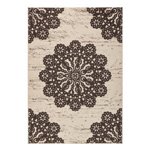 Hnedý koberec Hanse Home Gloria Lace, 80 x 150 cm