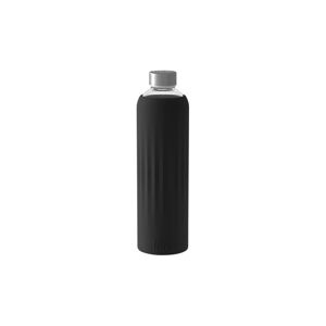 Sklenená fľaša s čiernym silikónovým obalom Villeroy & Boch Like Like To Go & To Stay, 1 l