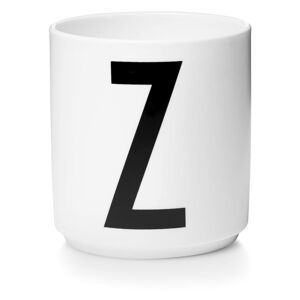 Biely porcelánový hrnček Design Letters Personal Z