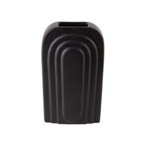 Čierna keramická váza PT LIVING Arc, výška 27 cm