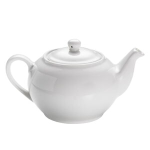 Biela porcelánová čajová kanvica Maxwell & Williams Basic, 500 ml