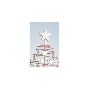 Drevená hviezda na dekoratívny vianočný stromček Spira Large