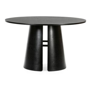 Čierny okrúhly jedálenský stôl Teulat Cep, ø 137 cm