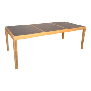 Záhradný jedálenský stôl z tíkového dreva 100x219.5 cm Aquariva – Ezeis