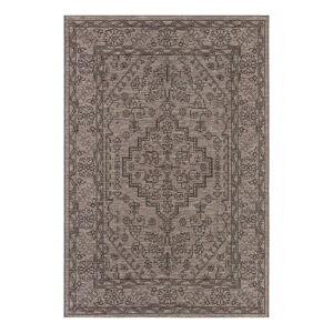 Sivohnedý vonkajší koberec NORTHRUGS Tyros, 70 x 140 cm