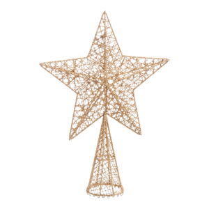 Hviezda na vianočný strom v zlatej farbe Unimasa Estrella