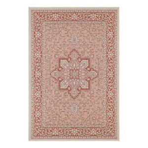 Červeno-béžový vonkajší koberec NORTHRUGS Anjara, 200 x 290 cm
