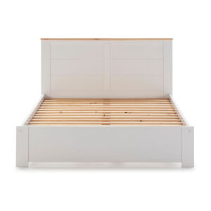 Biela dvojlôžková posteľ Marckeric Akira, 160 x 200 cm