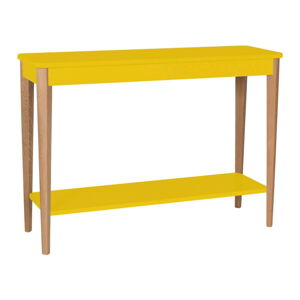 Žltý konzolový stolík Ragaba Ashme, šírka 105 cm