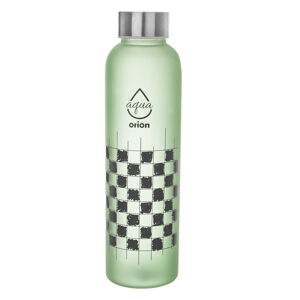 Zelená sklenená fľaša 600 ml Šachovnice – Orion