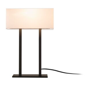 Biela/čierna stolová lampa (výška  52 cm) Salihini – Opviq lights