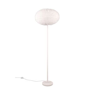 Krémovobiela stojacia lampa (výška  154 cm) Furry – Trio