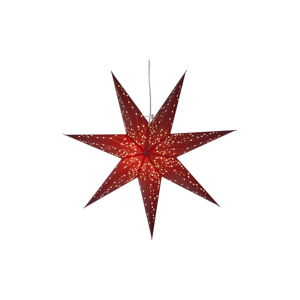 Červená svietiaca hviezda Star Trading Paperstar Galaxy, ø 60 cm