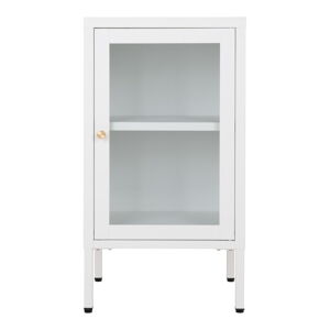 Biela kovová vitrína 38x70 cm Dalby – House Nordic