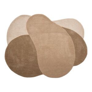 Hnedý vlnený koberec 110x140 cm Denton – Bloomingville