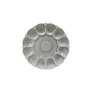 Sivý kameninový tanier Costa Nova Cristal, ⌀ 25 cm