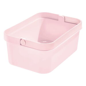 Ružový úložný košík iDesign Eco Tote