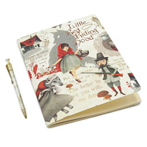 Zošit s perom 64 stránok formát A5 Little Red Riding Hood – Kartos