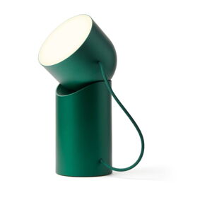 Tmavozelená LED stolová lampa (výška  14 cm) Orbe – Lexon
