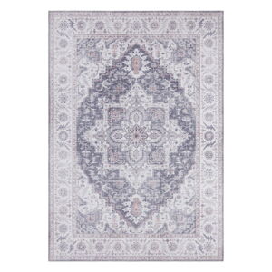 Sivo-ružový koberec Nouristan Anthea, 80 x 150 cm