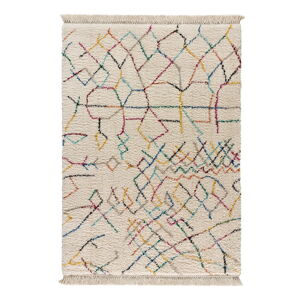 Krémovobiely koberec Universal Yveline Multi, 133 x 190 cm