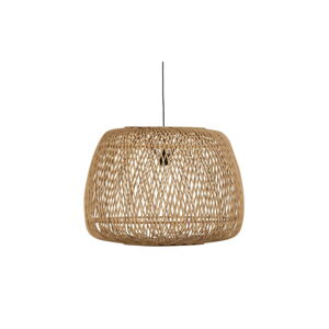 Prírodná závesná lampa z bambusu WOOOD Moza, ø 70 cm