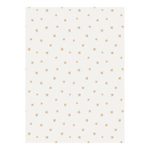 5 listov bieleho baliaceho papiera Eleanor Stuart Stars, 50 x 70 cm