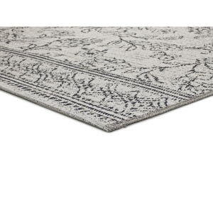 Sivý vonkajší koberec Universal Weave Floral, 77 x 150 cm