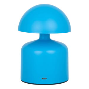 Modrá stolová lampa s kovovým tienidlom (výška  15 cm) Impetu – Leitmotiv