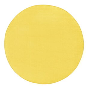 Žltý koberec Hanse Home, Ø 133 cm