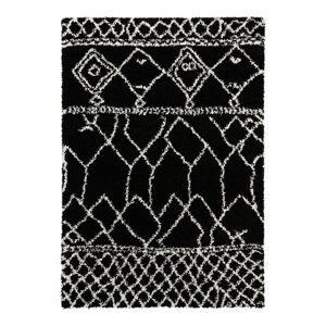 Čierny koberec Think Rugs Scandi Berber, 200 x 290 cm