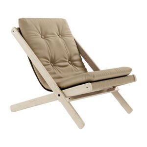 Béžová/svetlo hnedá záhradná stolička Boogie - Karup Design
