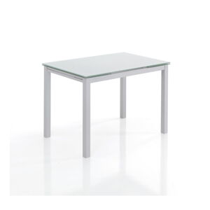 Rozkladací jedálenský stôl so sklenenou doskou 70x110 cm Fast – Tomasucci