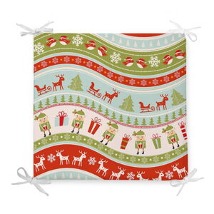 Vianočný sedák s prímesou bavlny Minimalist Cushion Covers Elves, 42 x 42 cm