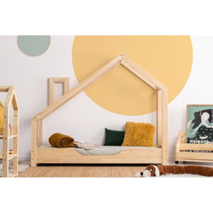 Domčeková posteľ z borovicového dreva Adeko Luna Bek, 90 x 180 cm