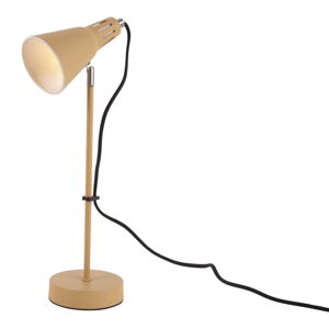 Horčicovožltá stolová lampa Leitmotiv Mini Cone, ø 16 cm