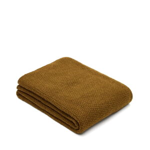 Pletená deka z vlny a zmesi vlákien 130x170 cm Melany – Kave Home