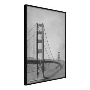 Plagát v ráme Artgeist Bridge in San Francisco II, 40 x 60 cm
