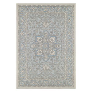 Modro-béžový vonkajší koberec NORTHRUGS Anjara, 140 x 200 cm