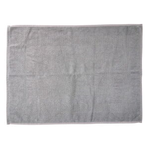Sivá bavlnená kúpeľňová predložka Bahne & CO, 70 x 50 cm