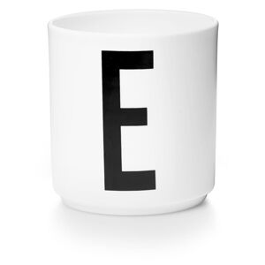 Biely porcelánový hrnček Design Letters Personal E
